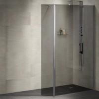 300mm Smoked Glass Return Panel - Neptune