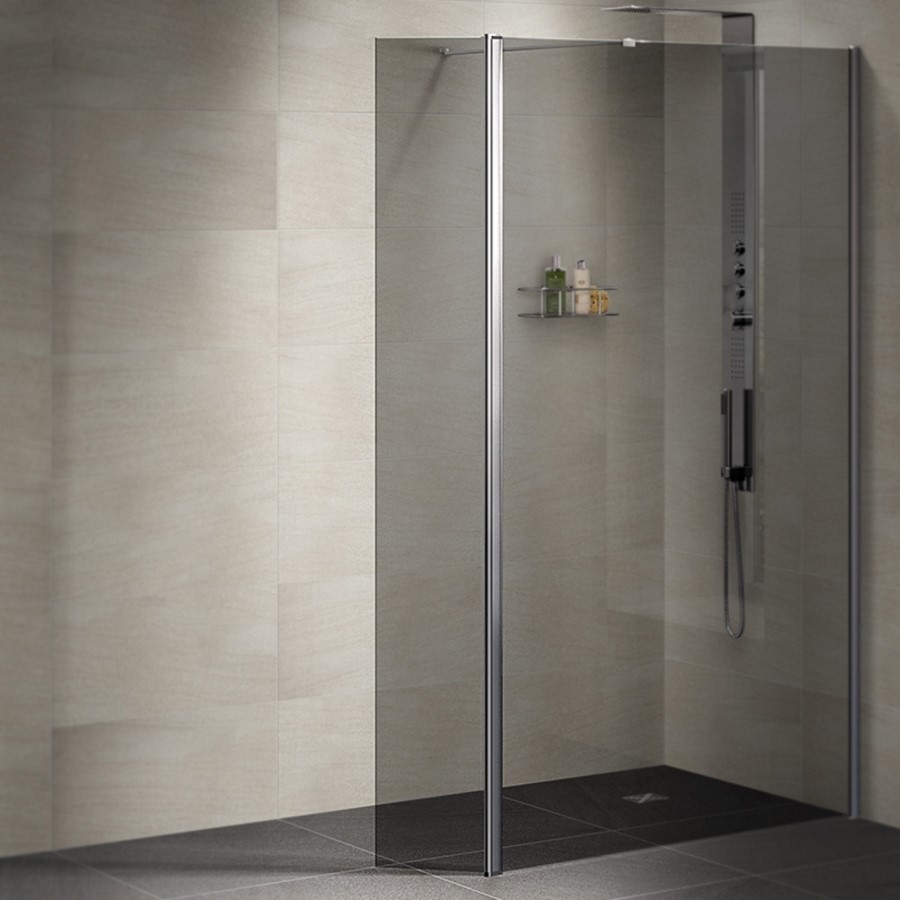 300mm Smoked Glass Return Panel - Neptune