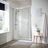 Premier Ella 1200mm Sliding Shower Door - 5mm Thick Glass