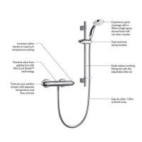 Mira Coda Pro EV Chrome Mixer Shower