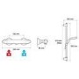 Mira Coda Pro EV Chrome Mixer Shower