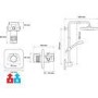 Mira Adept BRD Chrome Mixer Shower