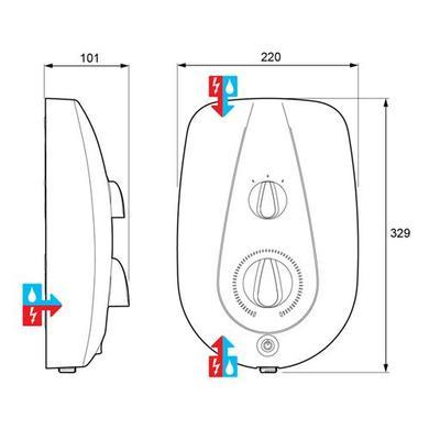 Mira Vie 8.5 kW Electric Shower