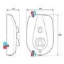 Mira Vie 9.5 kW Electric Shower