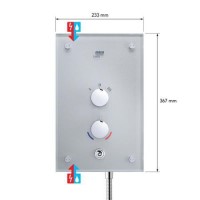 Mira Galena 9.8 kW Metallic Silver Electric Shower