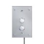 Mira Galena 9.8 kW Metallic Silver Electric Shower