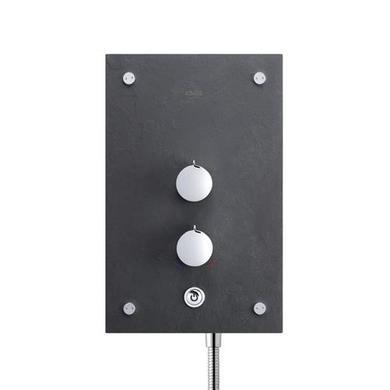 Mira Galena 9.8 kW Slate with Citrus Fittings Electric Shower