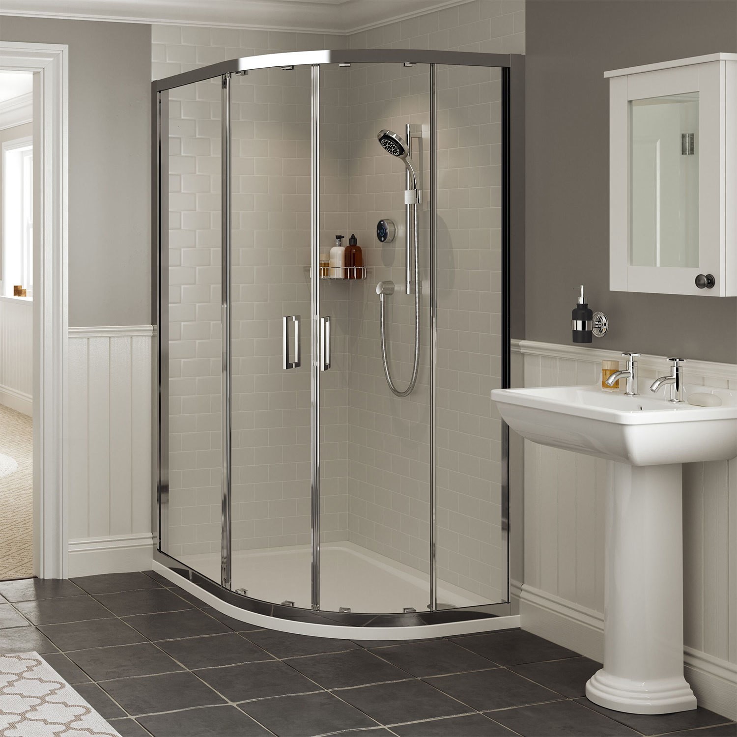 Mira Platinum Pumped Ceiling Fed Digital Mixer Shower Better