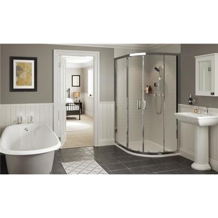 Mira Platinum HP/Combi Rear-Fed Digital Mixer Shower