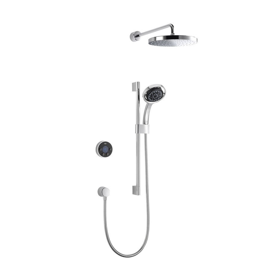 Mira Platinum Digital Mixer Shower Dual Outlet Pumped Rear-Fed - 1.1796.004