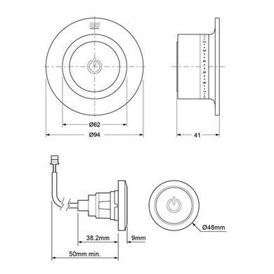 Mira Mode HP/Combi Ceiling-Fed Digital Mixer Shower