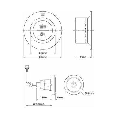 Mira Mode Dual Outlet Shower HP/Combi Ceiling-Fed Digital Mixer Shower