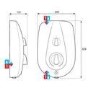 Mira Vie Chrome 10.8 kW Electric Shower