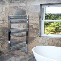 Genoa 1300 x 500 Chrome Towel Rail