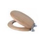 Flexi Fix Rutland Solid Oak Soft Close Toilet Seat