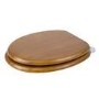 Flexi Fix Davos Antique Effect Solid Pine Toilet Seat
