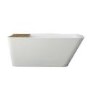 1500 x 780 Freestanding Bath with Bath Bridge - Manhattan Range