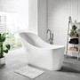 GRADE A2 - Newport Freestanding Extended Slipper Bath - L1535 x W715mm