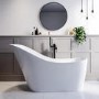 GRADE A2 - Freestanding Single Ended Slipper Bath 1520 x 720mm - Newport