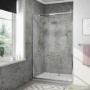 Sliding Shower Door 1200mm - 4mm Glass - Vega Range