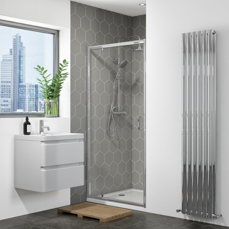 800mm Pivot Shower Door - Vega