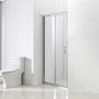 GRADE A1 - 760mm Universal Bi-Fold Shower Door - Vega