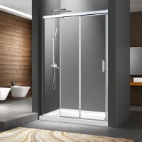 GRADE A1 - Pavo Ultra Minimal 1200 Triple Slider Shower Door