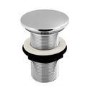 Unslotted Free Flow Basin Waste - Chrome
