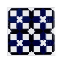 V&A Owen Cobalt/Black Decor Wall Tile