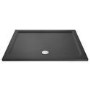 1700 X 900 Grey Slate Effect Shower Tray