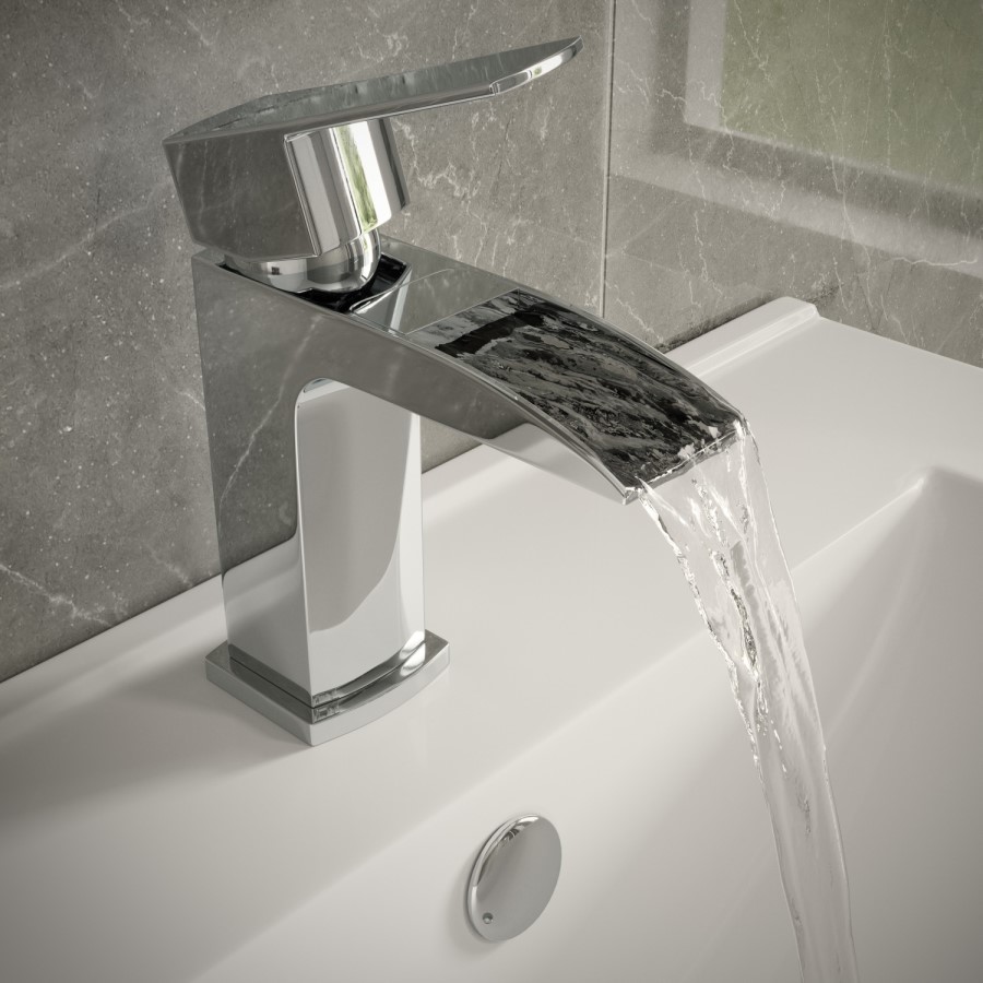 GRADE A1 - Waterfall Basin Mono Tap - Tabor