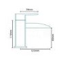 GRADE A1 - Tabor Waterfall Bath Shower Mixer