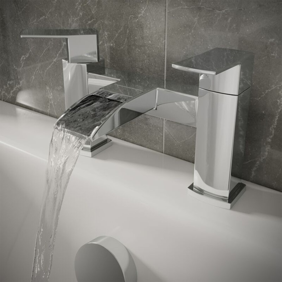 Chrome Waterfall Bath Mixer Tap - Tabor