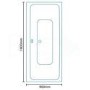 Turin 1800 x 800 Double Ended Bath