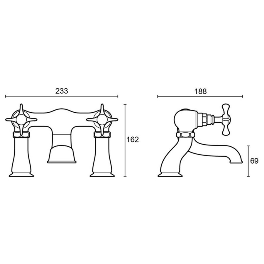 Mira Virtue Bath FIller Tap