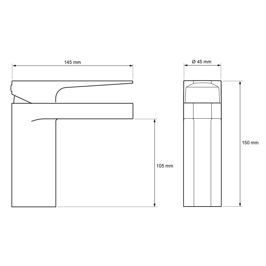 Mira Precision Monobloc Tap