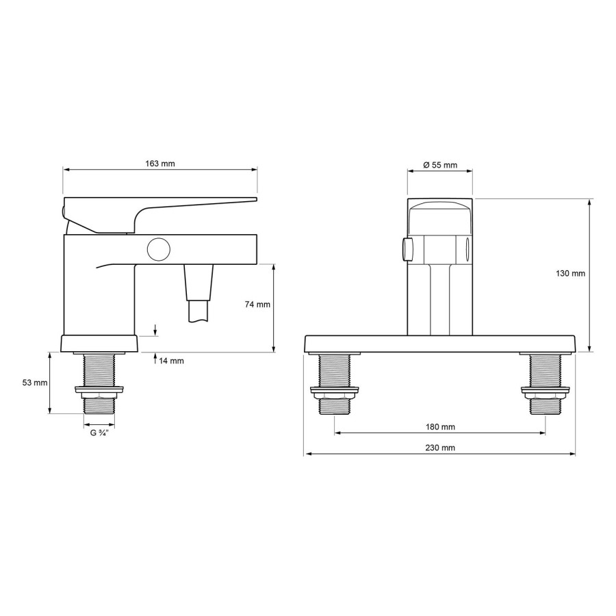 Mira Precision Bath Shower Mixer