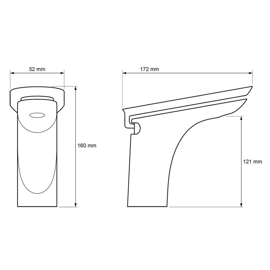 Mira Fluency Monobloc Tap