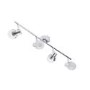Milan Deco 4 Light LED Bar Chrome Ceiling light