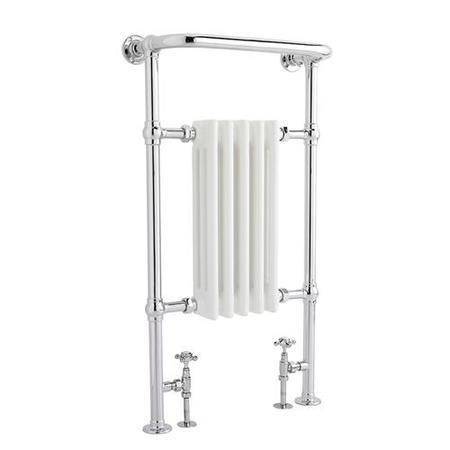 Hudson Reed Harrow Traditional Radiator Chrome / White 965x540