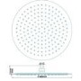 Hudson Reed Fixed Round Shower Head 400 mm