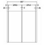 Premier Eden 600mm Mirror Cabinet