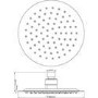Hudson Reed Fixed Shower Head 200 mm
