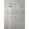 Premier Edwardian Twin Thermostatic Shower Valve with Rectangular Plate
