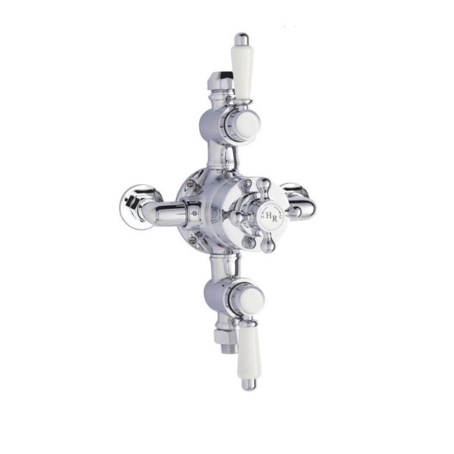 Premier Victorian Triple Thermostatic Exposed Shower Valve