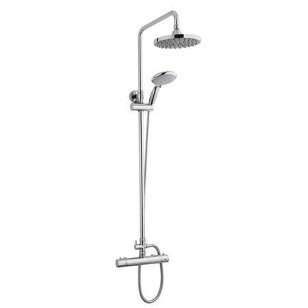 Premier Thermostatic Bar Shower With Kit with Round Handset
