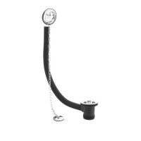 Traditional Bath Waste & Overflow with Brass Plug & Link Chain