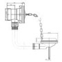 Traditional Bath Waste & Overflow with Brass Plug & Link Chain
