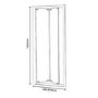 Ella 900mm Bi-Fold Door