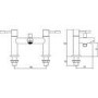 Premier Series Two Bath Shower Mixer
